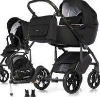 Kombikinderwagenset mit Babyschale Isofix My Junior schwarz 