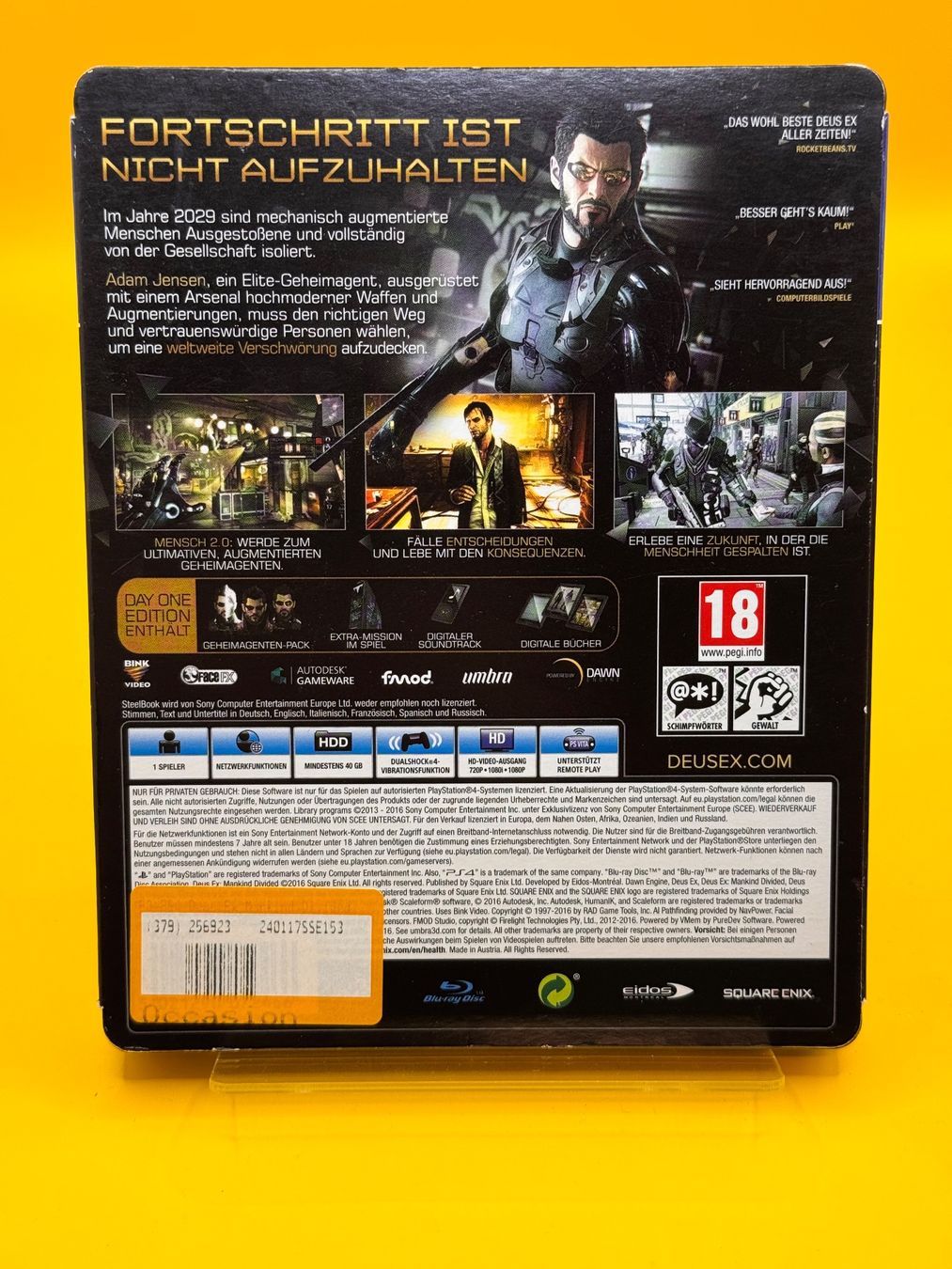 Sony Giochi: Deus Ex: Mankind Divided - Day One Edition, PS4 – Usato da Oberwil b. Zug venduto da silver2024 1