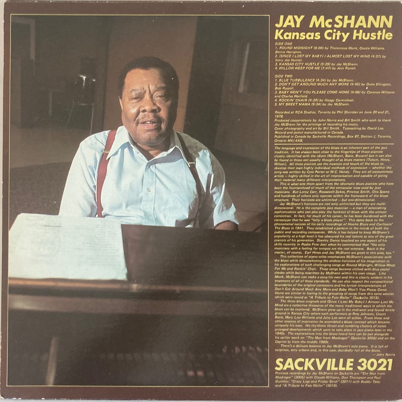 Vinyles: JAY MCSHANN - KANSAS CITY HUSTLE – D'occasion à Poliez-Pittet par Newtown-Records 1