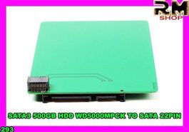 SATA3 500GB HDD WD5000MPCK to SATA 22pin