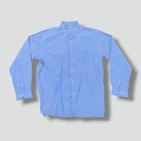 Lacoste vintage sky blue shirt vintage chemise hemd L