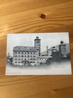 Carte postale ancienne : Brigue – le château, vue historique