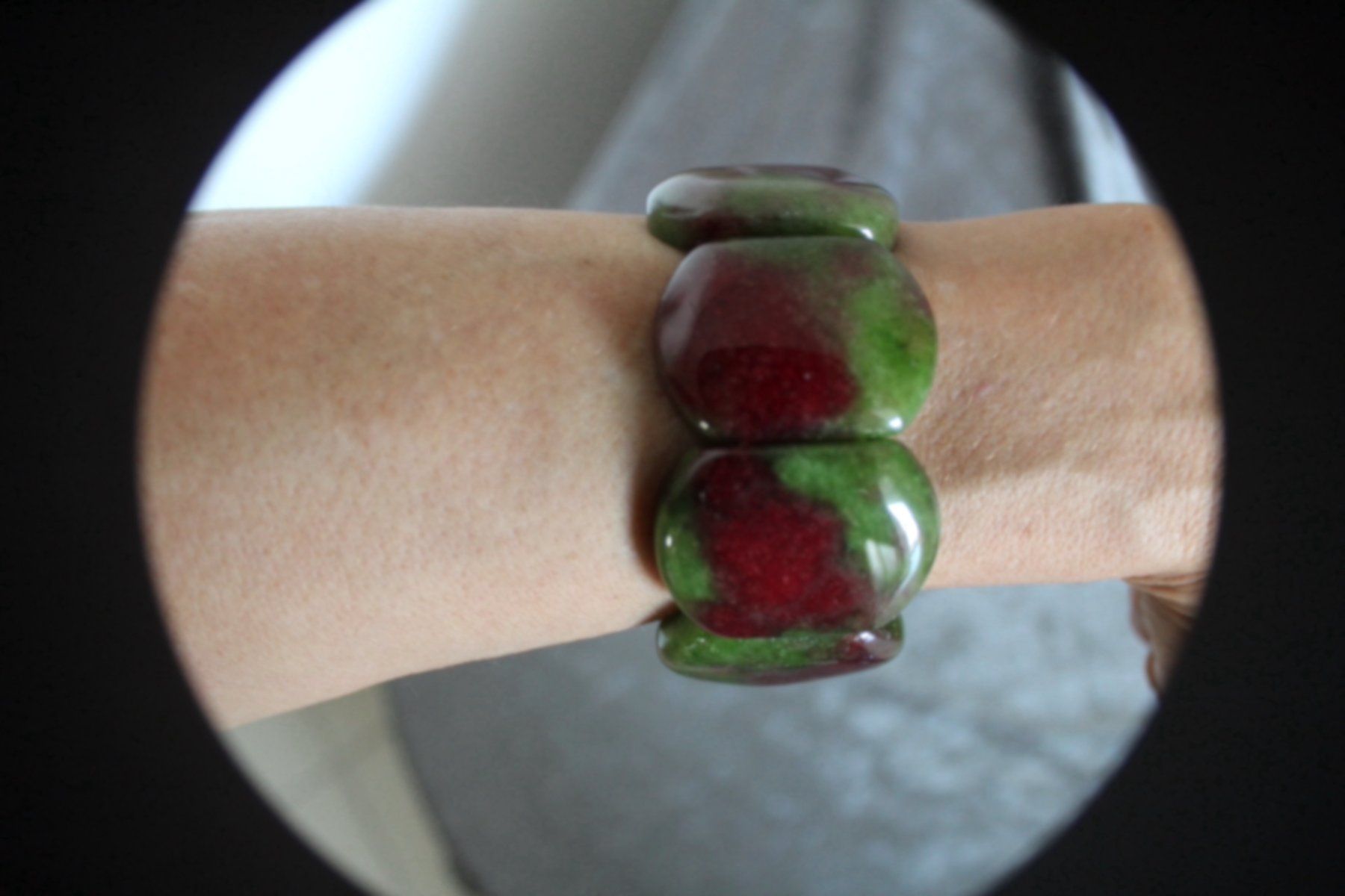 Bracciali & Braccialetti: Vintage Naturstein Armband, Elastisch – Usato da Locarno venduto da madame-tus-sauds 7