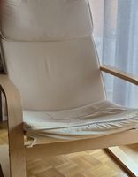 Fauteuil IKEA Poäng en bois clair