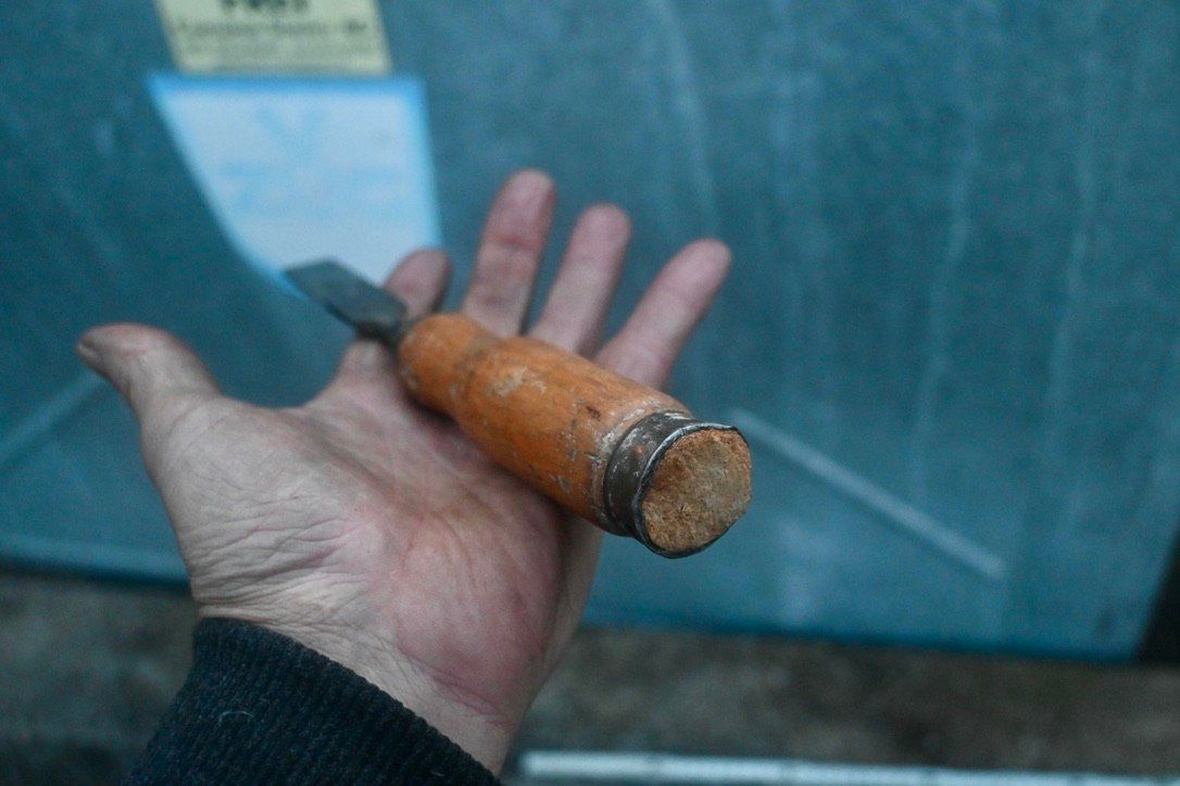 Alle Werkzeuge: ANTIKER " Elefant "   STECHBEITEL länge 21cm breite 18mm – Gebraucht aus Pfaffhausen von mono_rec 5