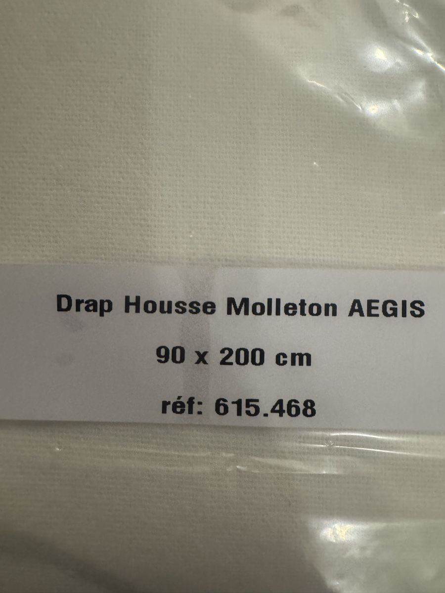 Bettwäsche: 2x Drap Housse Molleton AEGIS 90x200 cm nuovo – Neu und originalverpackt aus Grono von tes_6t5v 2