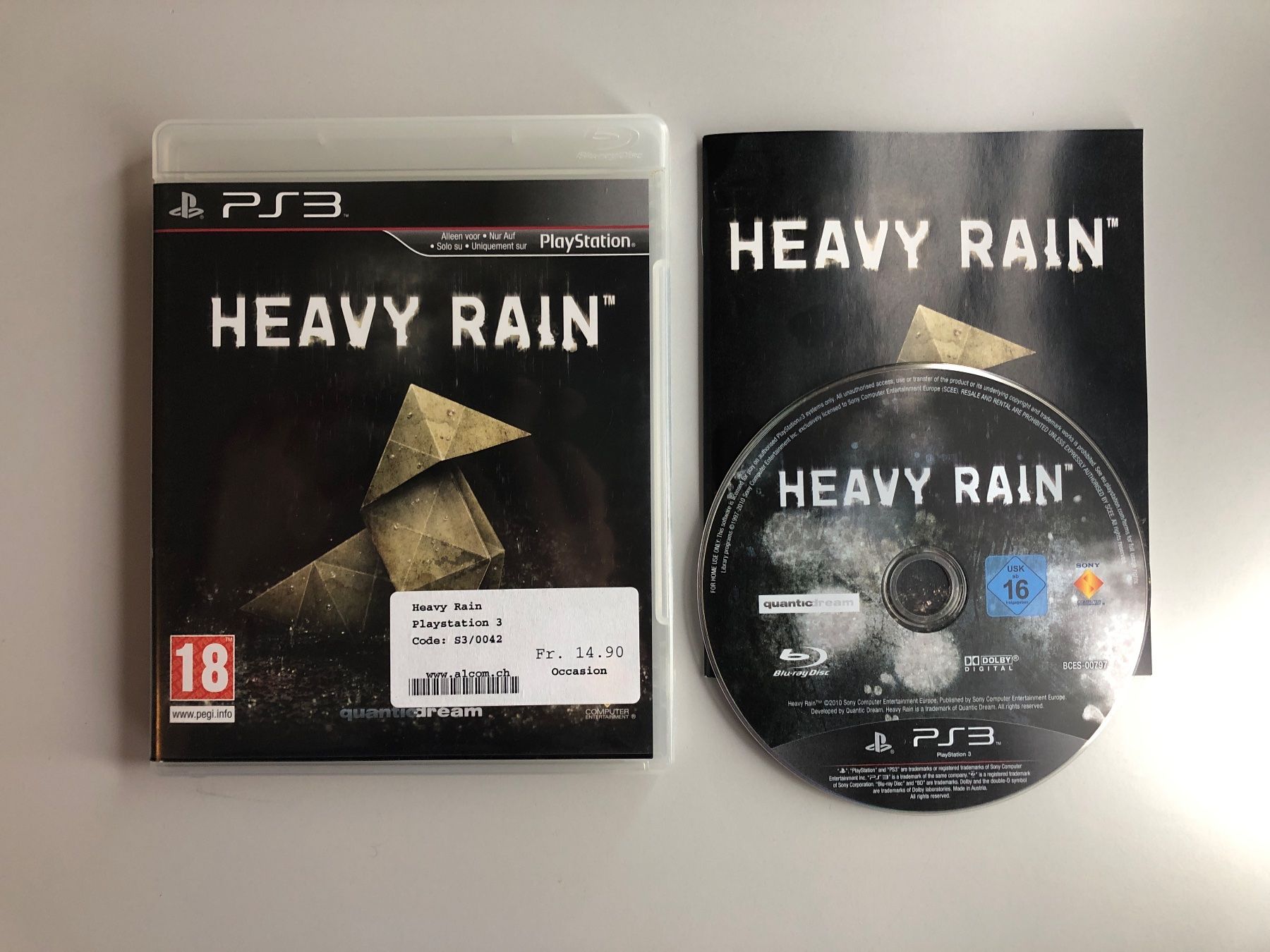Sony Giochi: Heavy Rain - PS3 – Usato da St.gallen venduto da taduz