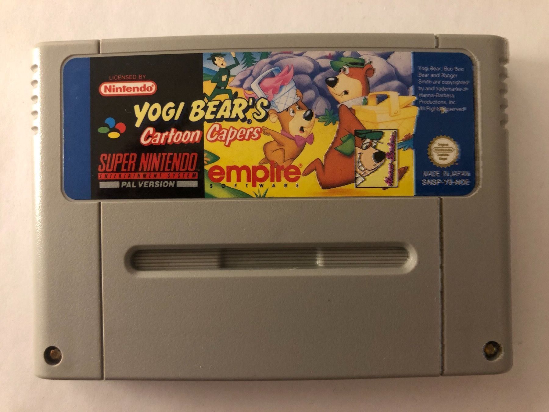 Nintendo Giochi: Yogi Bears Cartoon Capers Nintendo SNES – Usato da Kestenholz venduto da Naruto_01