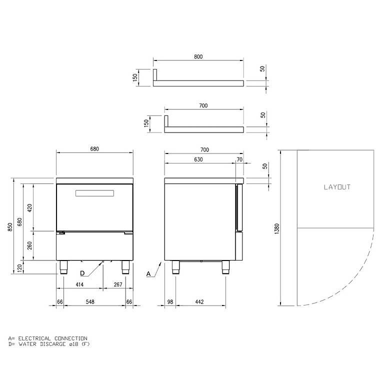 Gefrierschrank: Schockfroster / Schnellkühler SMALL-e 5T NO PIANO – Gebraucht aus Baar von chrombox 3