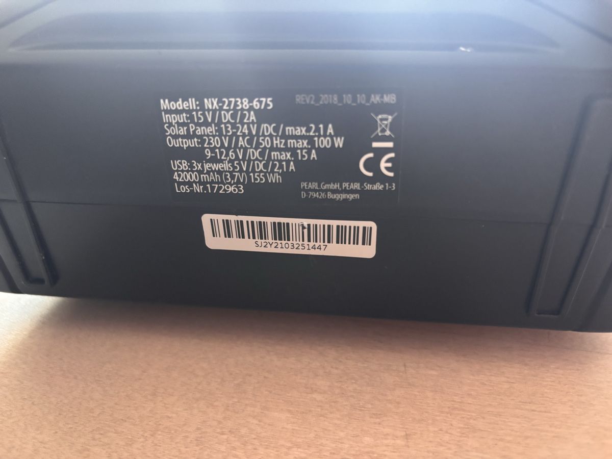Stromzufuhr: Powerstation mobile Stromversorgung  – Gebraucht aus Masein von mosaba 2