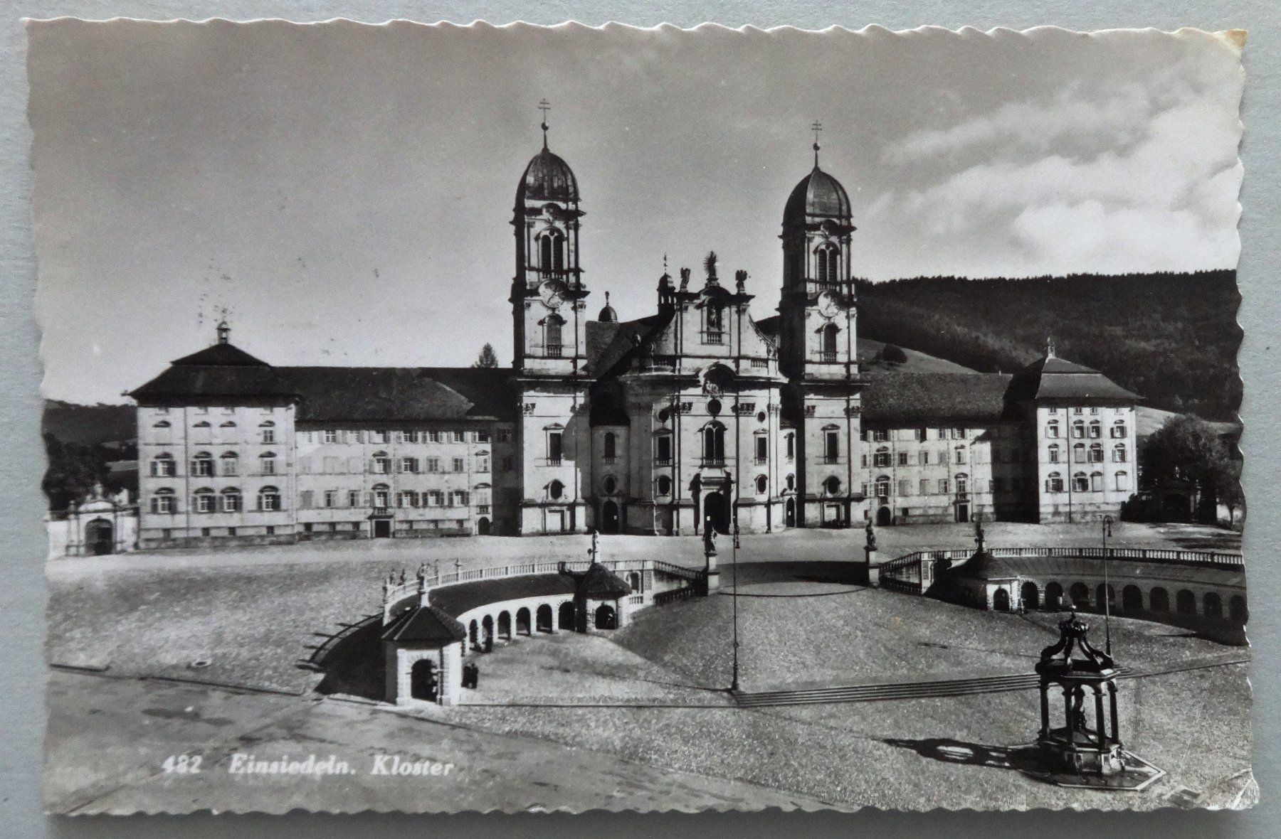 Ansichtskarten: Einsiedeln, Kloster – Gebraucht aus Fétigny von Billy2miny