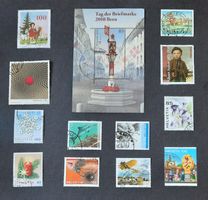 3-20-2 Bloc et timbres oblitérés de l'année 2010.