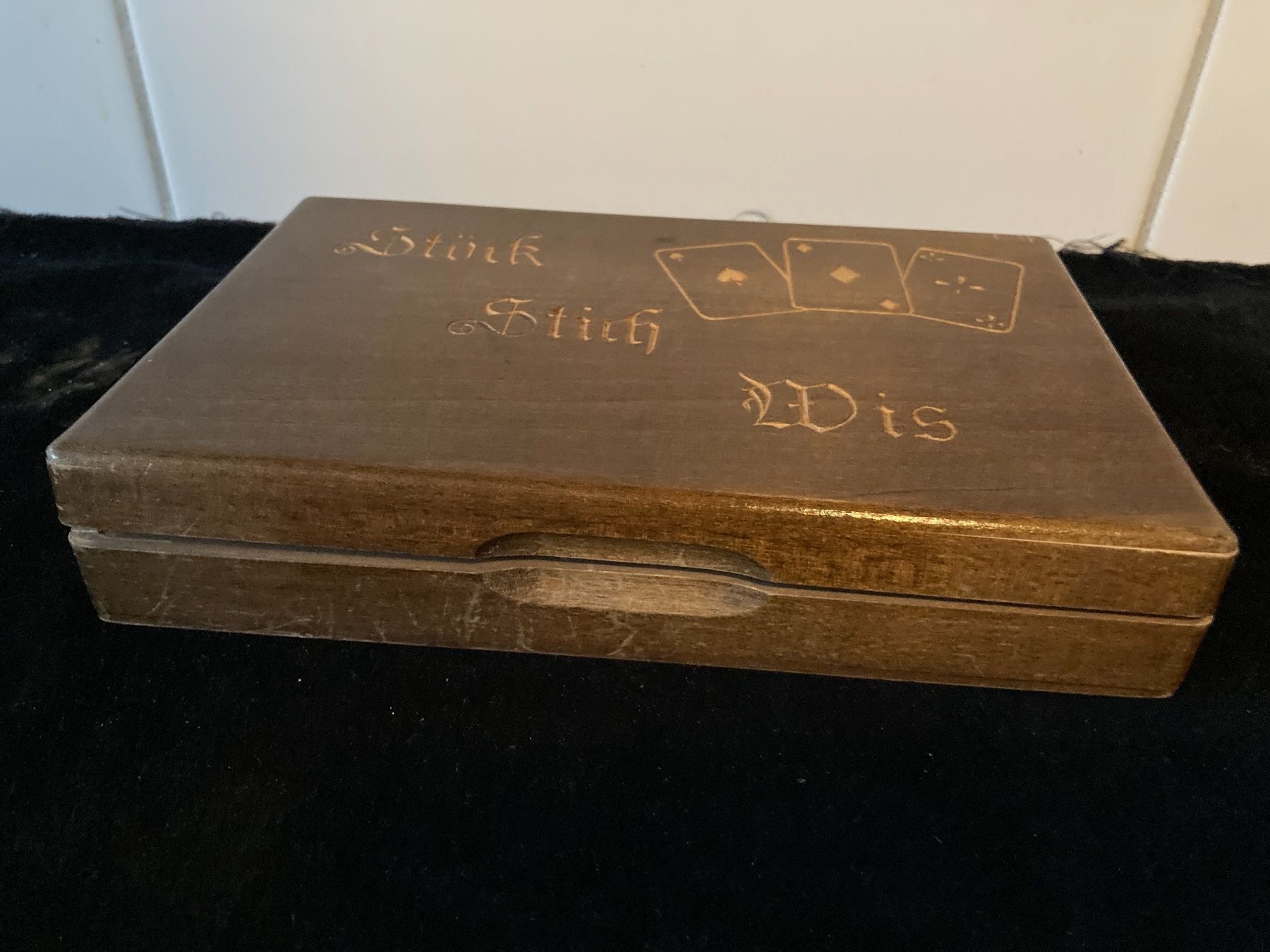 Transportkisten: Holz-Schachtel Stöck, Stich, Wis – Gebraucht aus Zürich von Chaeffeler 1