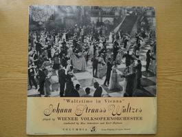 Johann Strauss Waltzes "Waltztime in Vienna" LP Vinyl (1957)