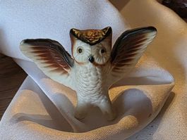 Eule Figur Porzellan Olws Wings siehe Foto  