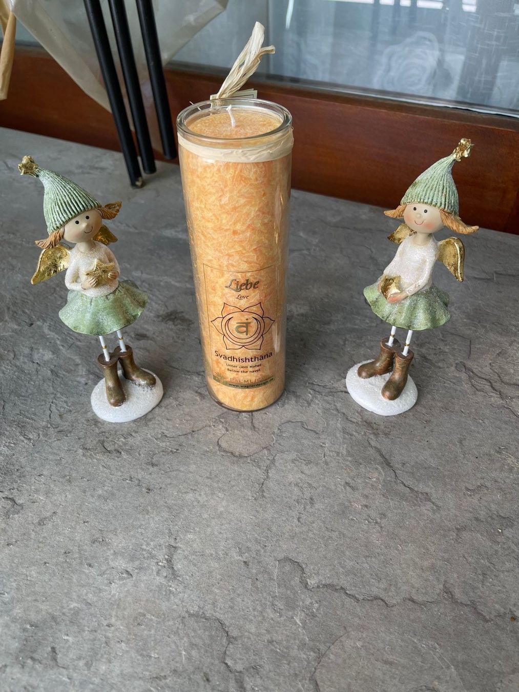 Candele: Kerzen mit Engeln – Nuovo e nell'imballaggio originale da Arisdorf venduto da comestibles 2