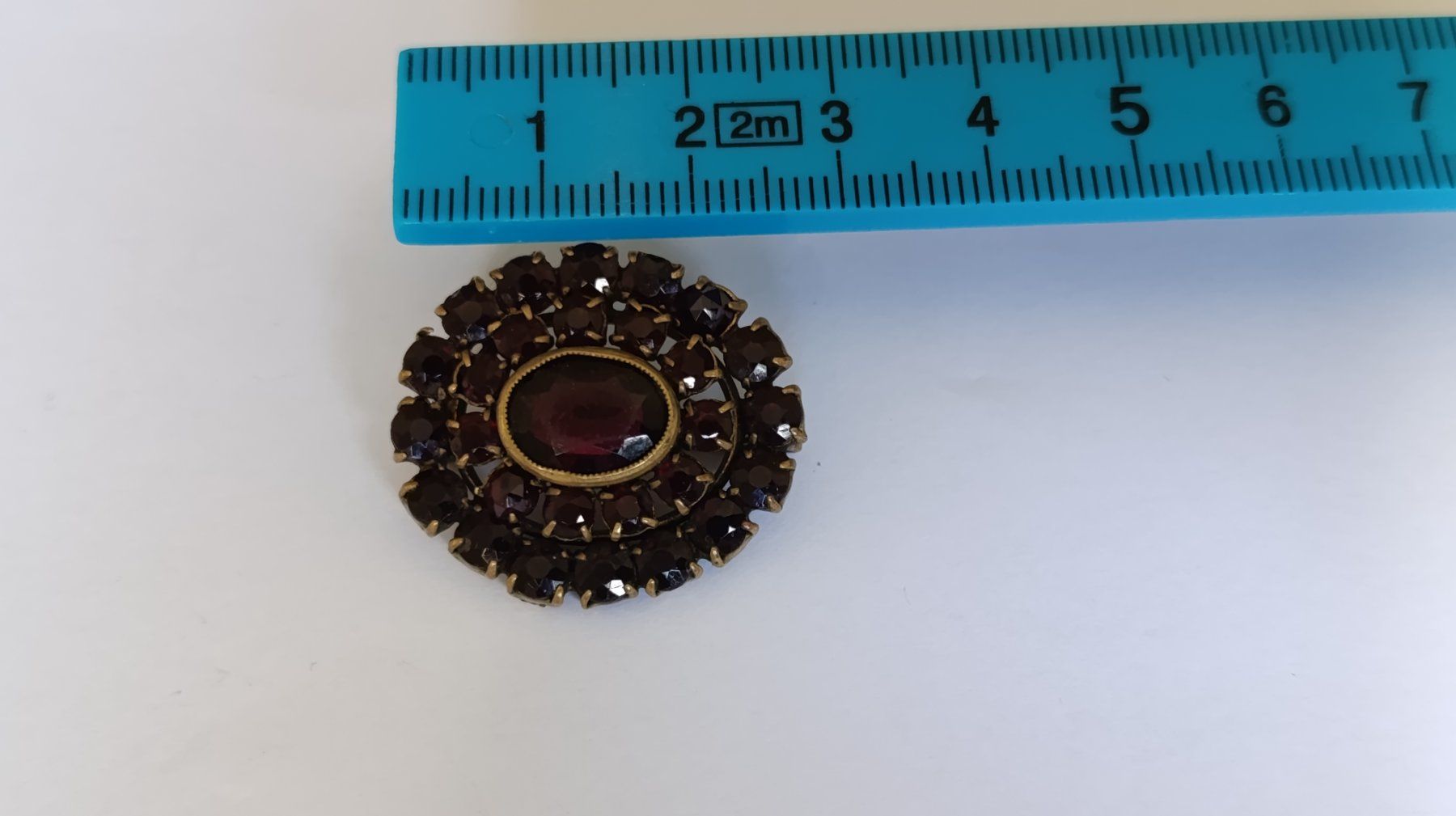 Spille & Fermagli: Broche ancienne Grenat de Bohême! – Usato da Genève venduto da EcrinVintage 4