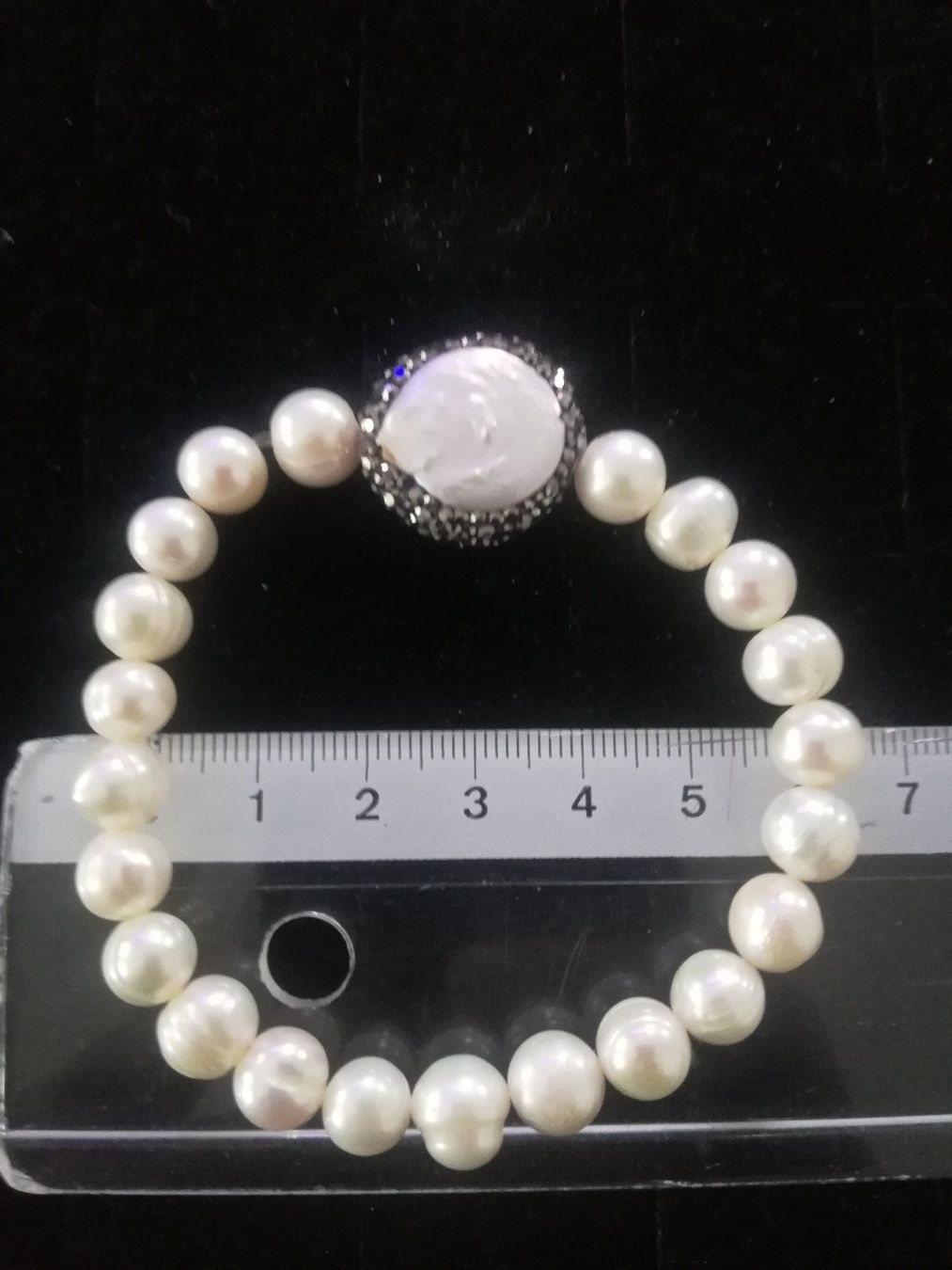 Armbänder & -reifen: SÜSSWASSER PERLEN ARMBAND mit Haematit Stein – Neu (gemäss Beschreibung) aus Steinhausen von ellako 2