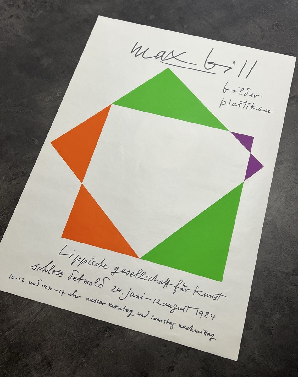 Grafica & Litografie: Original Seriegraphie von Max Bill 1984 Lippische Gesellscha – Nuovo (secondo la descrizione) da Zürich venduto da stock4you
