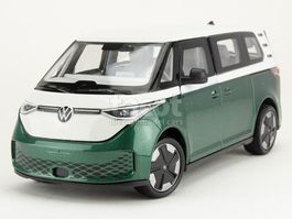 VW ID. Buzz Minibus seit 2023 dunkelgrün met. / weiss   1:24