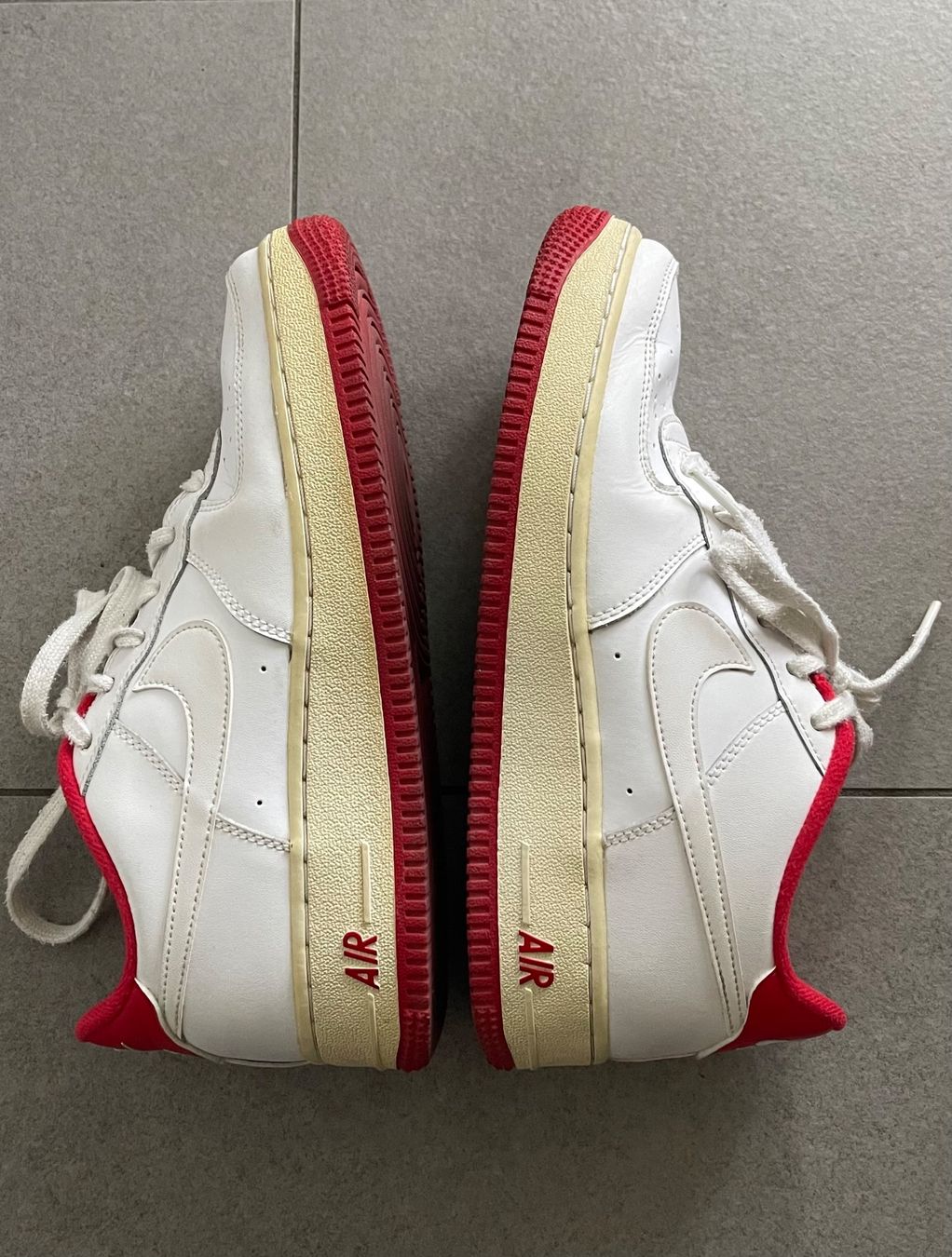Nike Scarpe da uomo: Nike Air Force 1 Weiss/Rot Gr. 39 – Usato da Zürich venduto da ang_65gc 3
