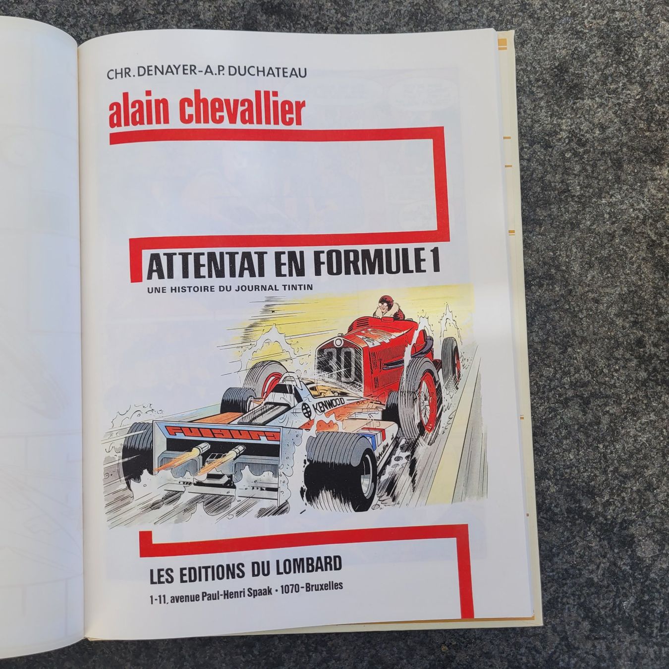 Fumetti: BD EO Cotée Alain Chevalier 4. Attentat En Formule 1 – Usato da Biel/Bienne venduto da Destockweb 1