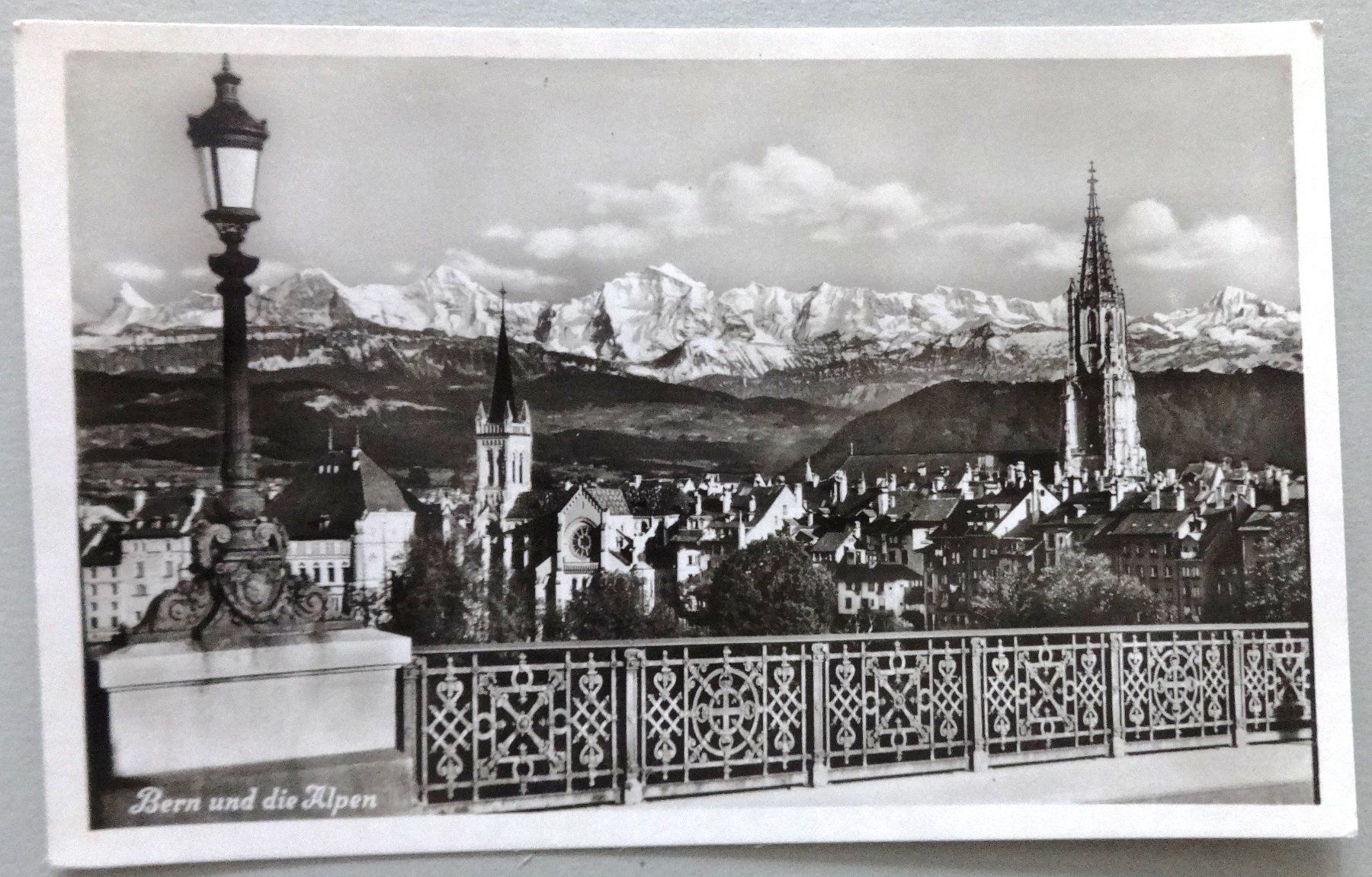 Cartoline postali: Bern und die Alpen – Usato da Fétigny venduto da Billy2miny
