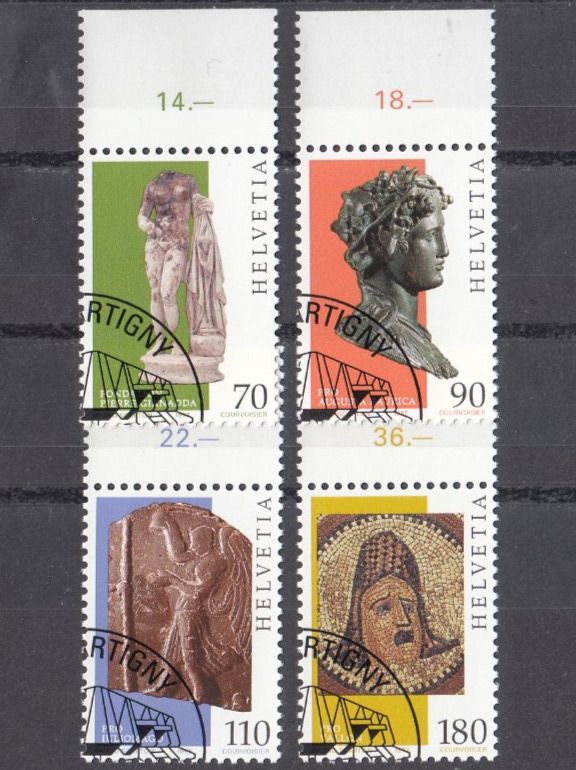 Tutti i francobolli: SBK 914 - 917  mit ET – Usato da Bürglen TG venduto da StampGraf