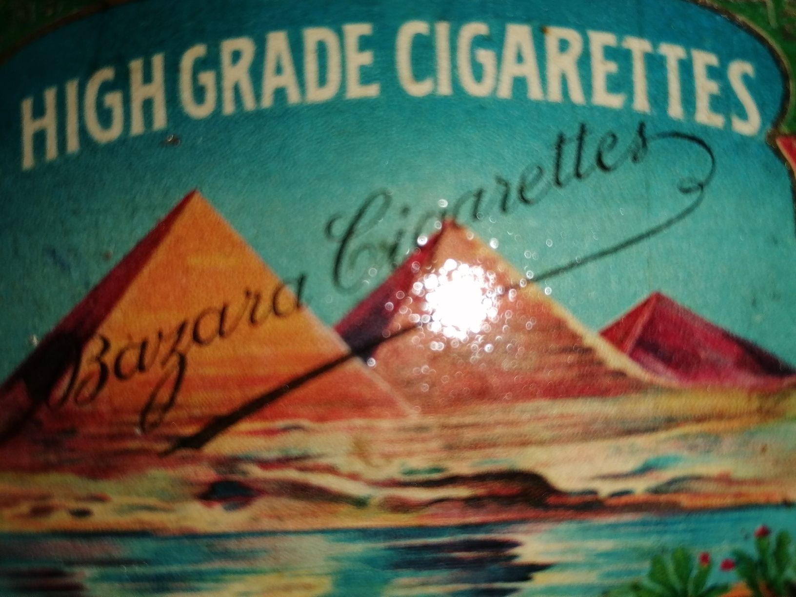 Tabacchi: Antike Blechdose Bazara 10 Zigaretten von High grade  1907 – Usato da Zürich venduto da Tin4Life 6
