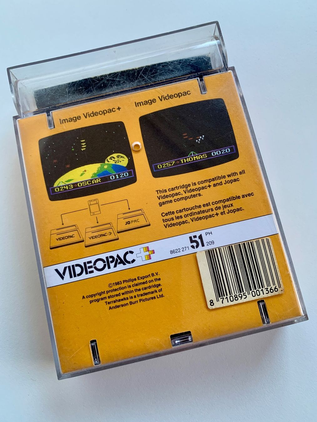 Jeux: Philips Videopac: 51 - Gerry Andersons's Terrahawks – D'occasion à Kaiseraugst par Marsupower 3