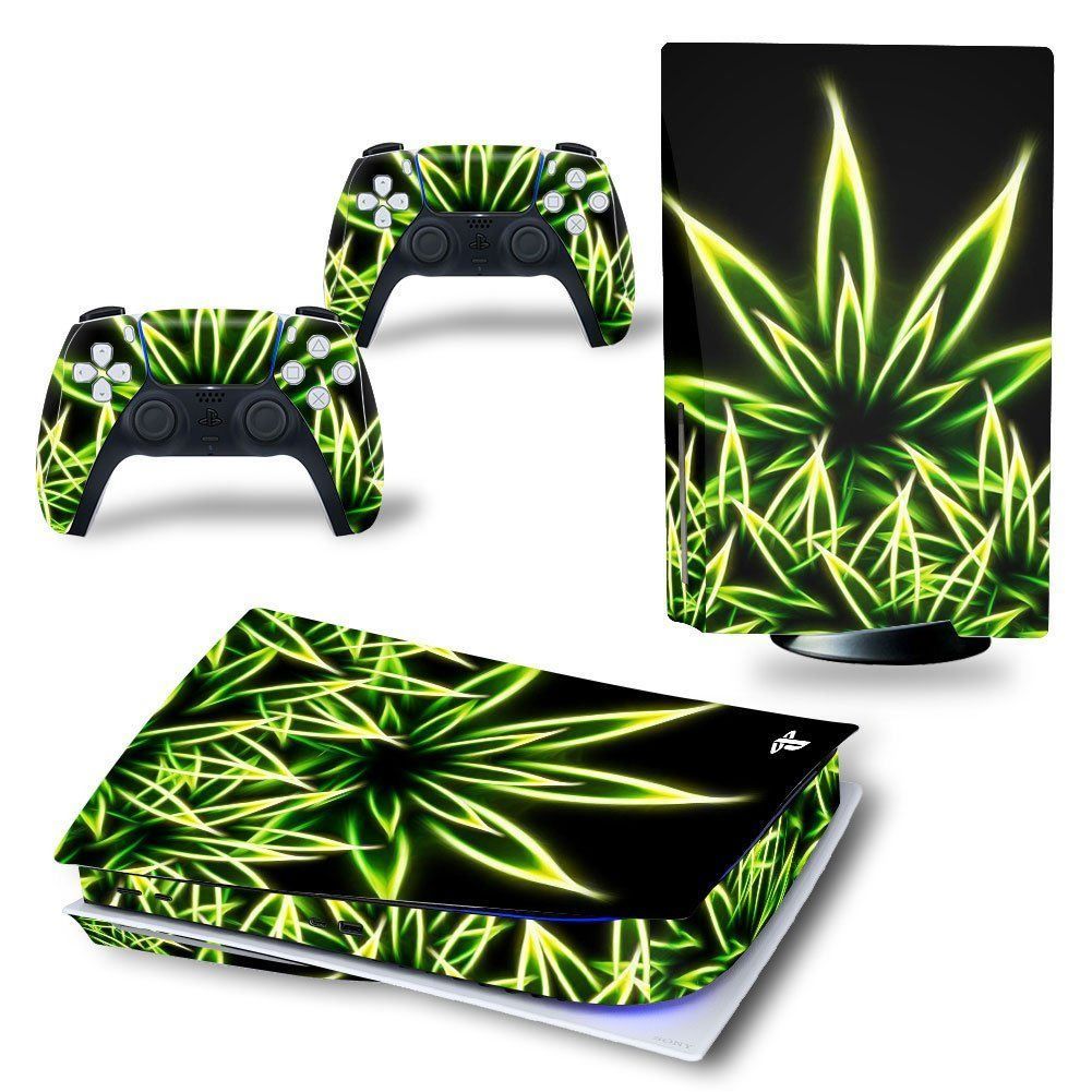 Sonstiges Zubehör: PS5 Skin Cannabis Neon – Neu und originalverpackt aus Kreuzlingen von yavuz89