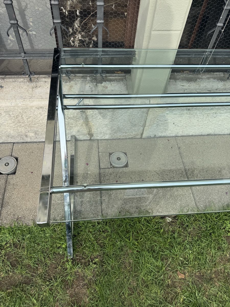 Scrivanie: Glasschreibtisch Metallgestell  – Usato da Zürich venduto da Glam08 5