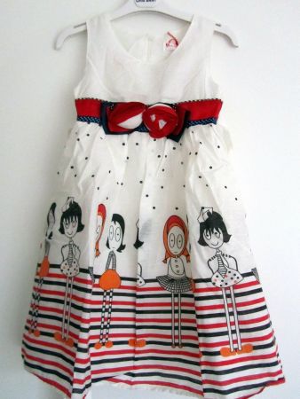 Mädchen Sommerkleid Gr. 9 (110-120 cm) Summer dress