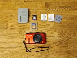 Digitalkamera Canon PowerShot SX280 HS rot mit Zubehör