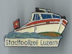 Stadtpolizei Luzern Schiffboot Pin