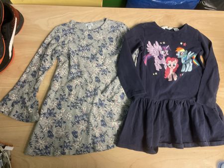 2 Mädchen Kleider Gr. 116, OVS/H&M My little Pony, Top!