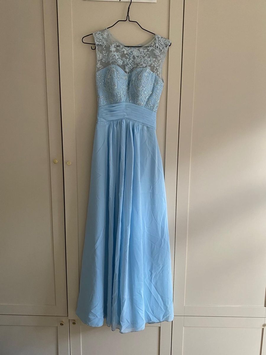 Vestiti: Blaues Abendkleid Gr. 34 – Usato da Luzern venduto da ste_xv95
