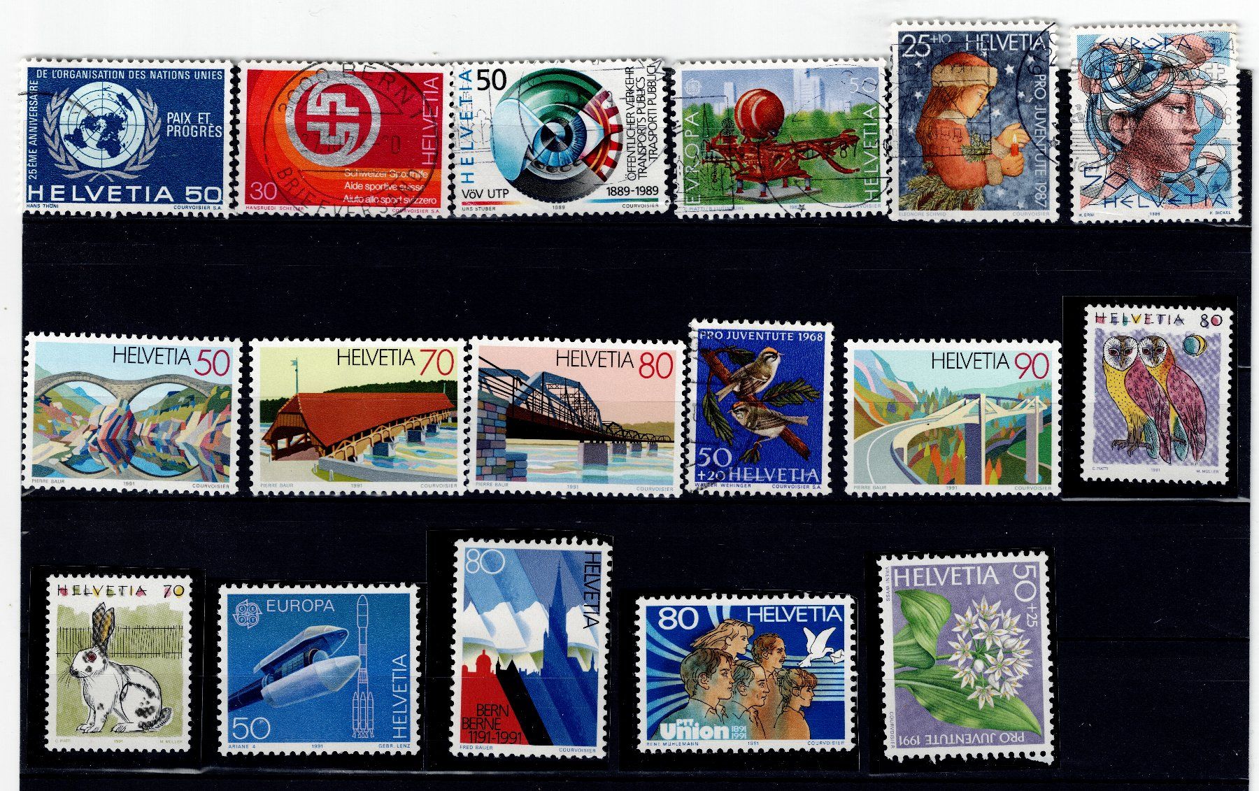 Tutti i francobolli: Briefmarken CH - 39x Schweiz 1 – Usato da Tenniken venduto da mik_6mxg 4