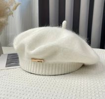 ⚜️ Luxury Baskenmütze "HOP.DOWN", Faux Cashmere - NEU!