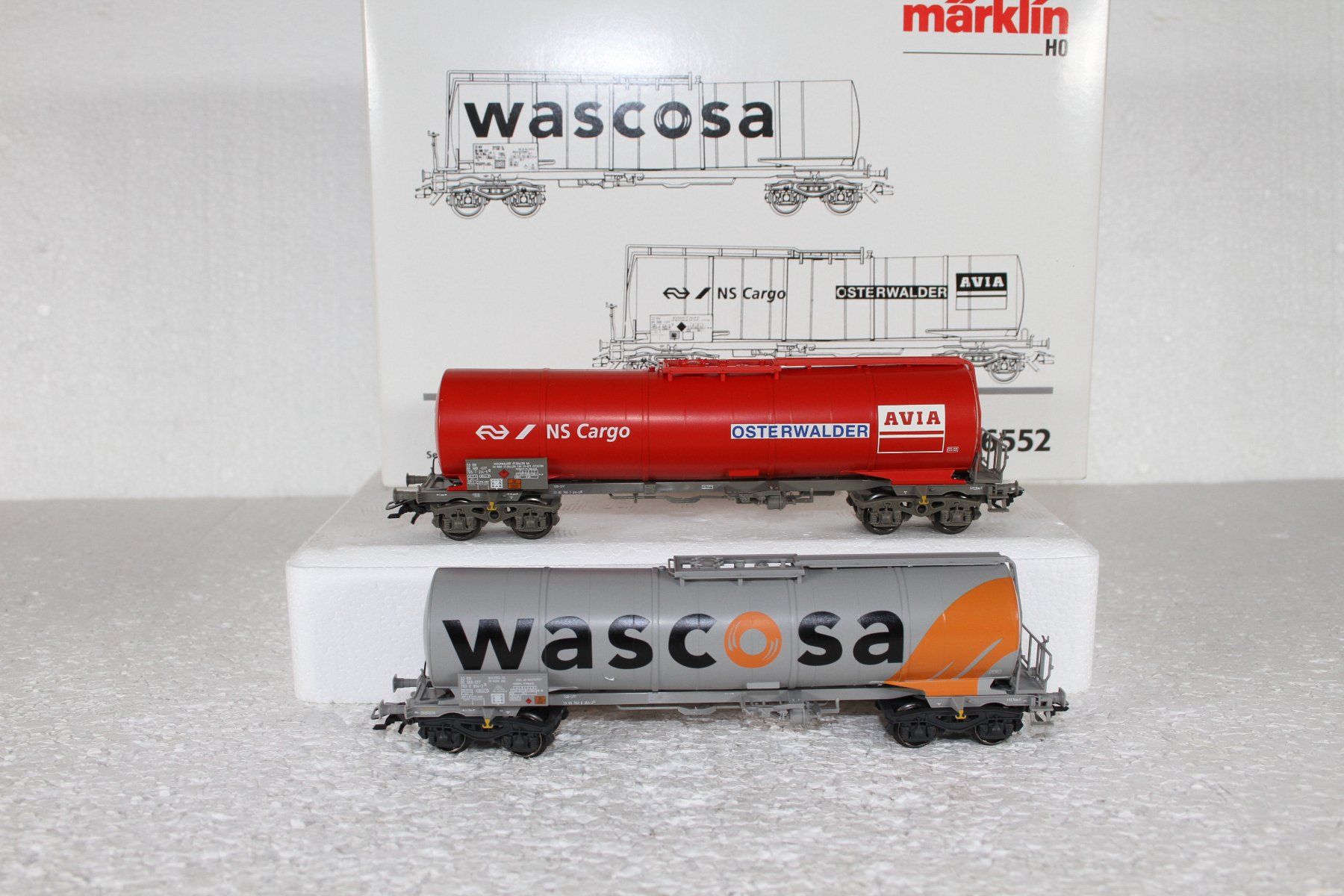 Märklin Modellini di ferrovie: Märklin 46552 SBB/NS Kesselwagen-Set – Usato da Triesen venduto da cor_62ts 4