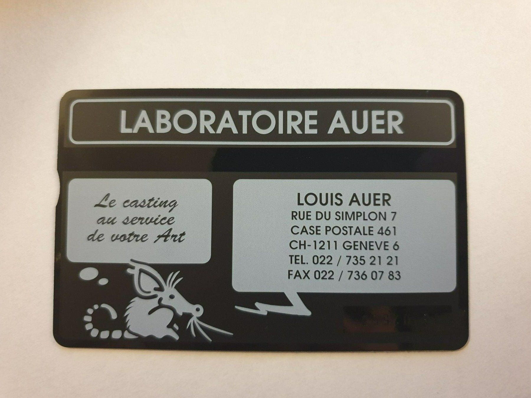 Schede telefoniche: Laboratoire Auer / 100ex / ungebr – Nuovo (secondo la descrizione) da Rain venduto da chesz 1