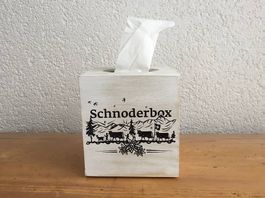 Kleenextaschentücherbox Würfel / schnoderbox