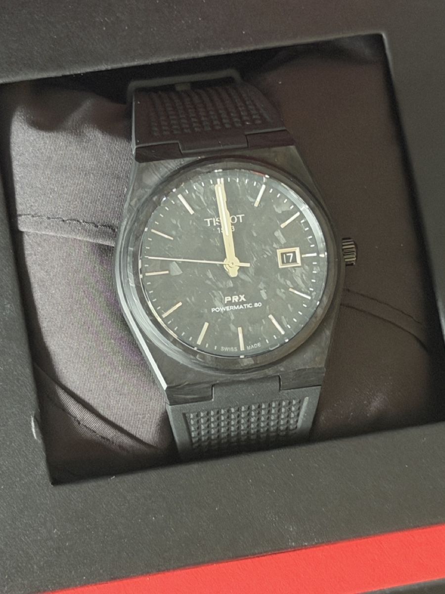 Tissot Orologi: Tissot PRX Carbon – Nuovo (secondo la descrizione) da Grimisuat venduto da Kud05
