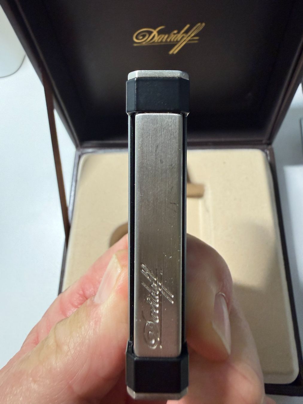 Davidoff Feuerzeuge: Davidoff Jetflame schwarz Palladium ST – Gebraucht aus Jona von Trader_57 3