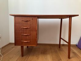 Schmaler Mid-Century Schreibtisch