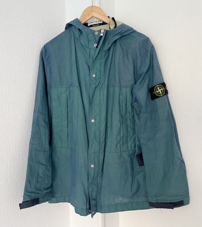 Vintage 90s Stone Island Jacket Pure Metal Shell Size L