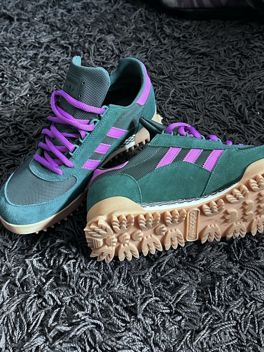Adidas Scarpe da uomo: Adidas Marathon TR trainers, Forest Green, size 44. – Usato da Dübendorf venduto da MotaGr 1