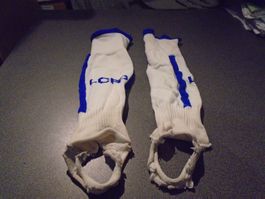 Fussball - Socken, One Size, weiss / blau, CPO