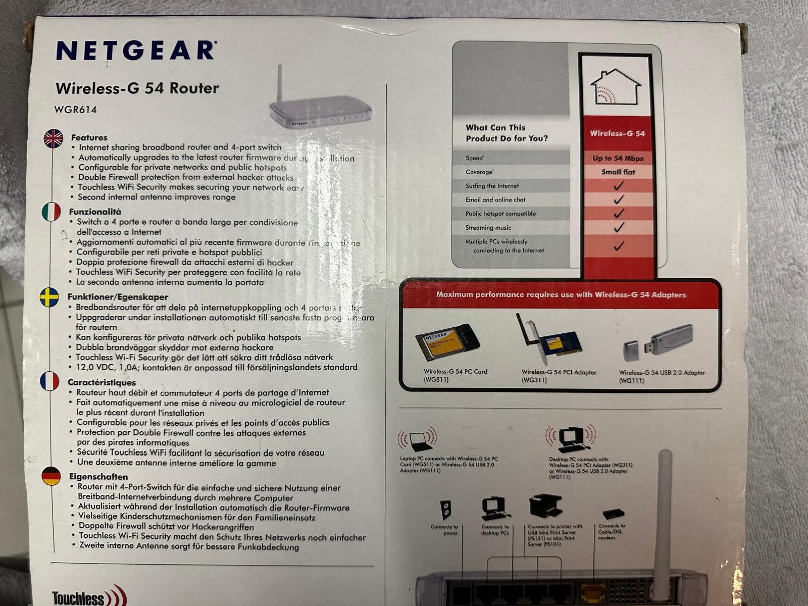 Netgear Modem & Router: Wireless-G 54 Router WGR614 – Usato da Thörishaus venduto da zimtfein 2