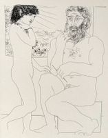 Pablo Picasso "Suite Vollard" Lithographie Blatt 68